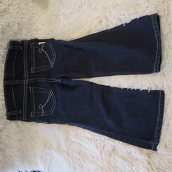 Toddler Girls Jeans, 24 months, 2 year old, bootleg - Picture 3 of 3